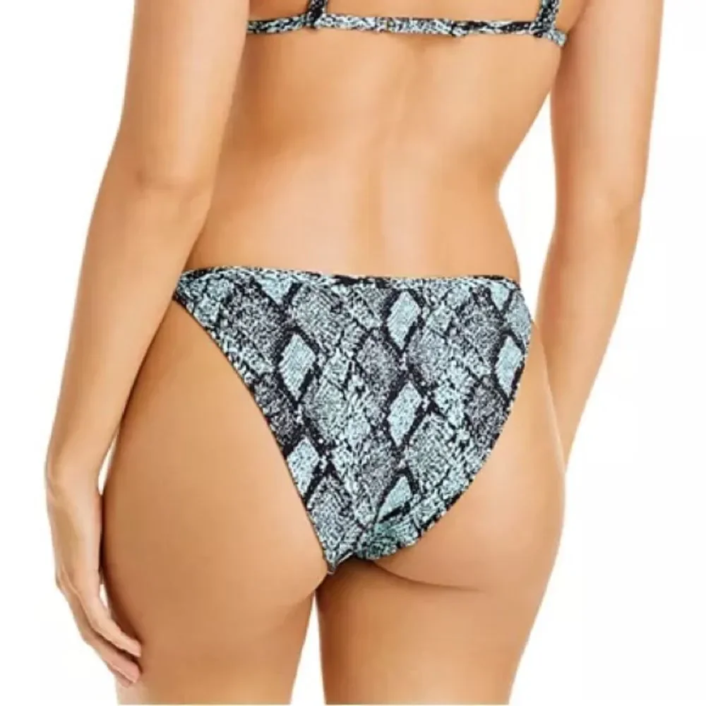 NWOT Solid & Striped The Lulu Snake Print Bikini Bottoms Size XL